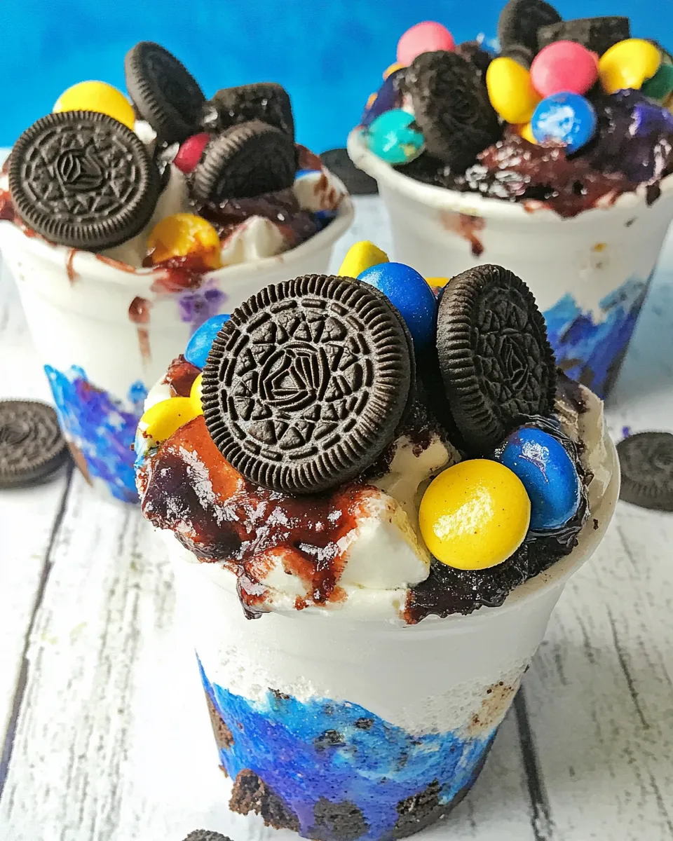 Delicious Walking Dirt Cups with Oreos shot