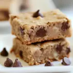 Homemade Walnut Chocolate Blondies photo