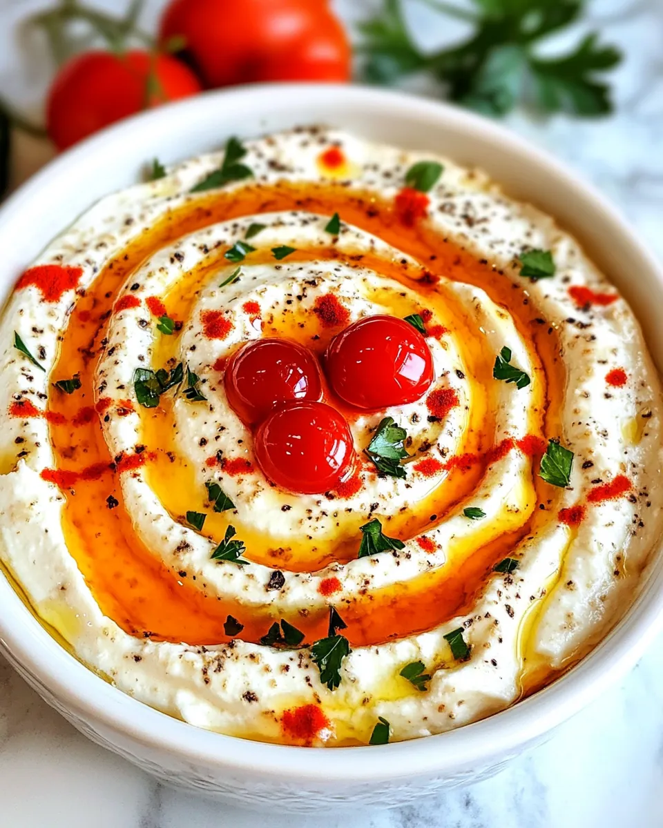 Easy Whipped Feta Dip with Honey food shot
