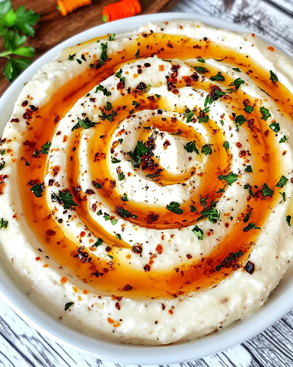 Savory Whipped Feta Dip with Honey dish photo