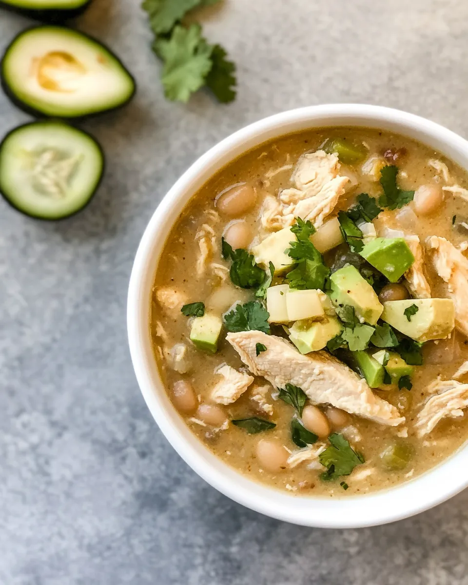 Homemade White Bean Chicken Chili recipe photo