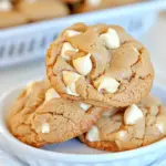 Homemade White Chocolate Peanut Butter Cookies photo