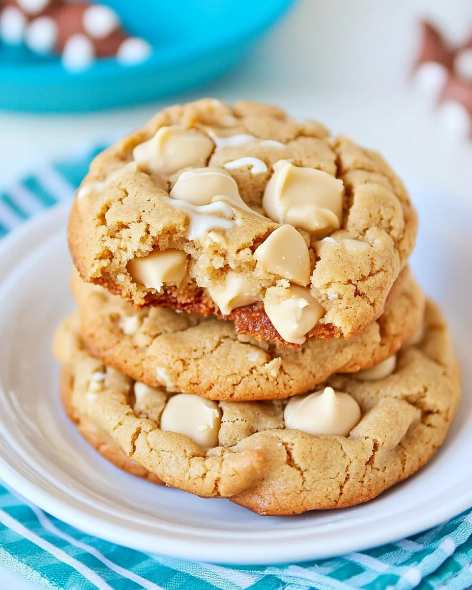 Delicious White Chocolate Peanut Butter Cookies recipe photo