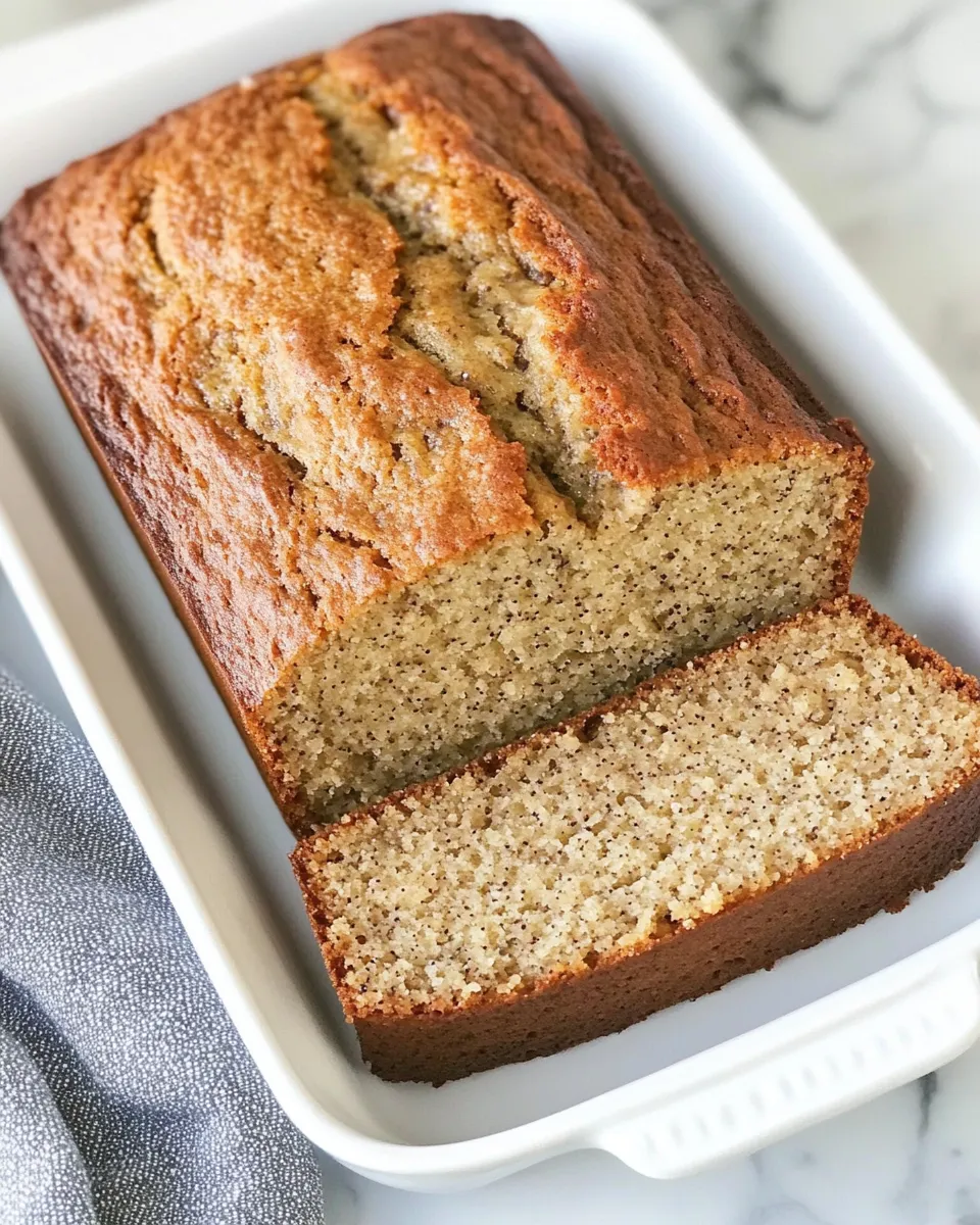 Easy Whole Wheat Graham Cracker Banana Bread recipe photo