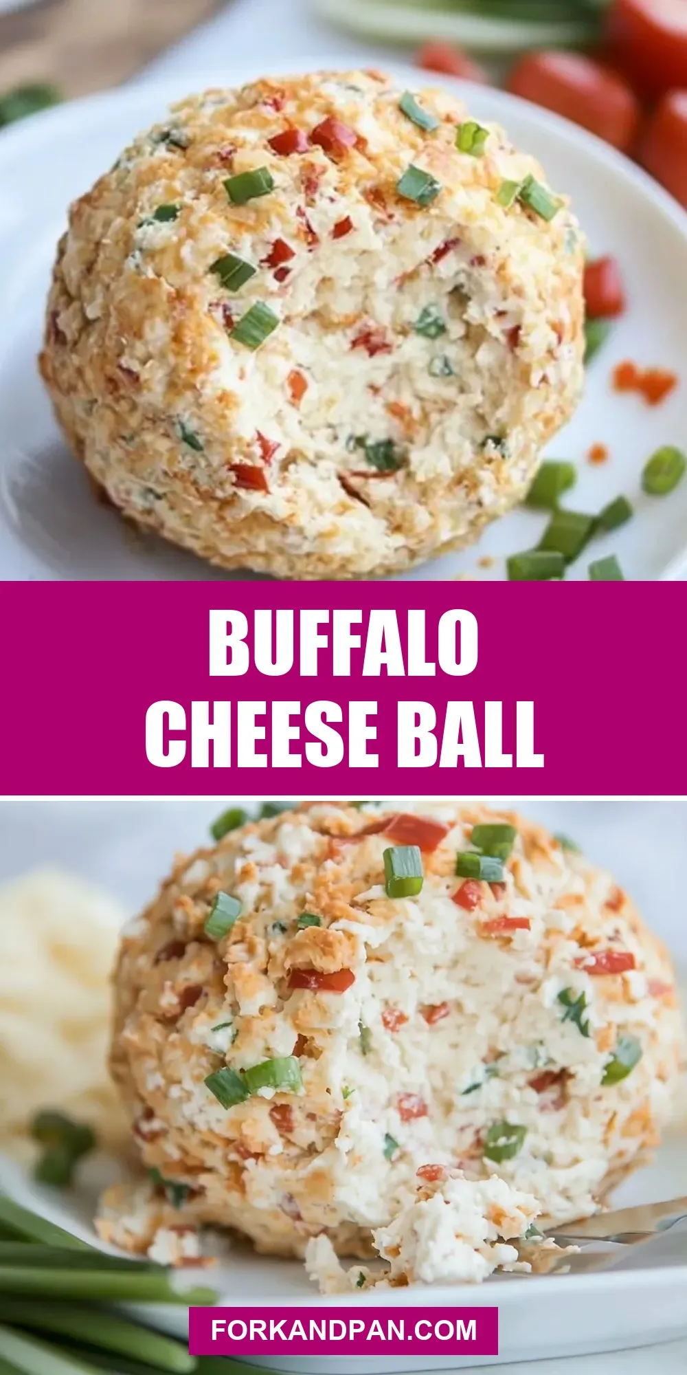 Buffalo Cheese Ball (Easy & Delicious)