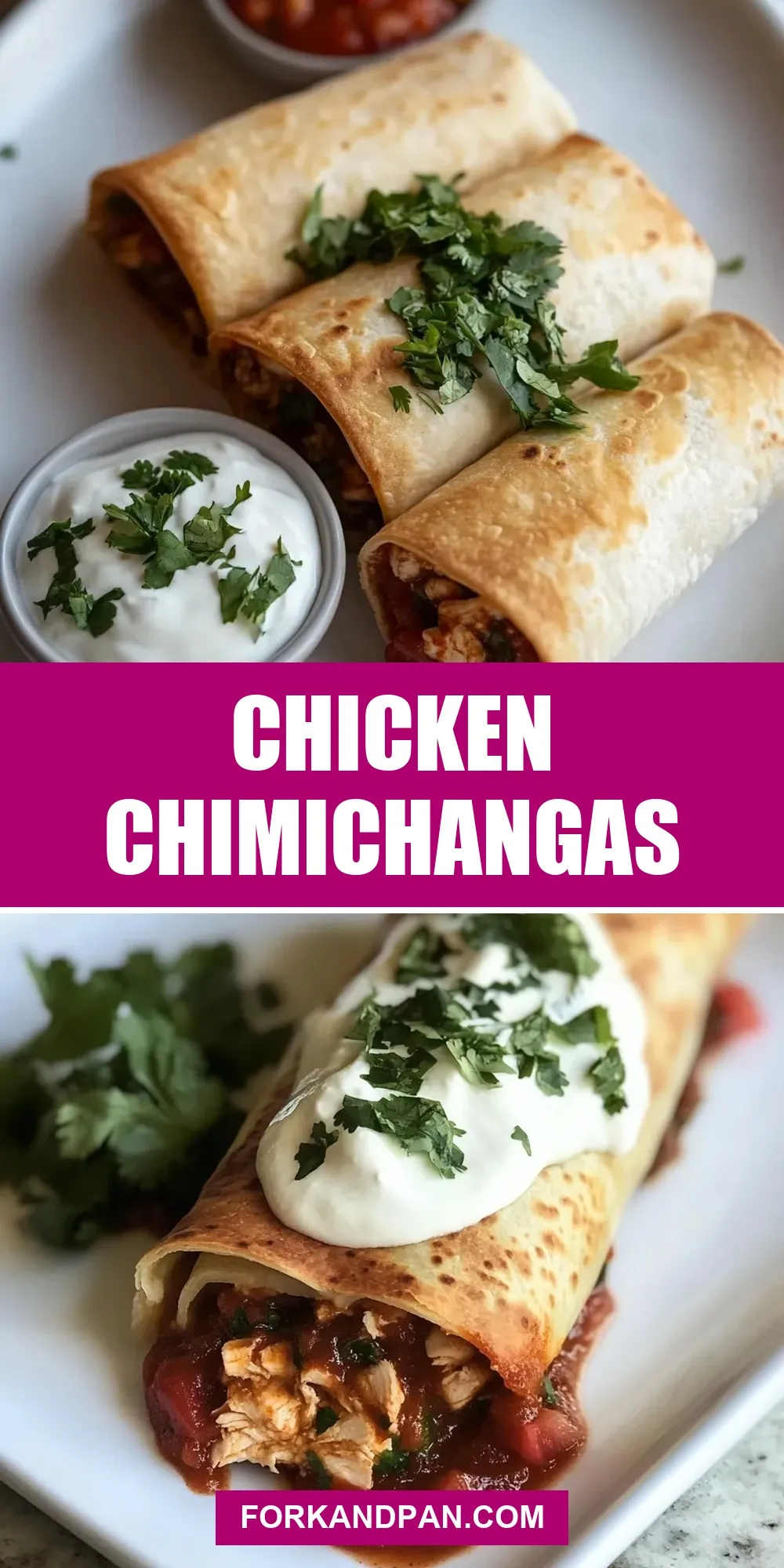 Easy Chicken Chimichangas Recipe