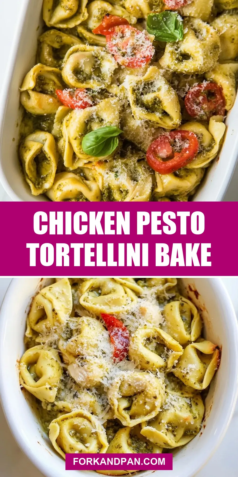 Chicken Pesto Tortellini Bake (Ultimate & Delicious)