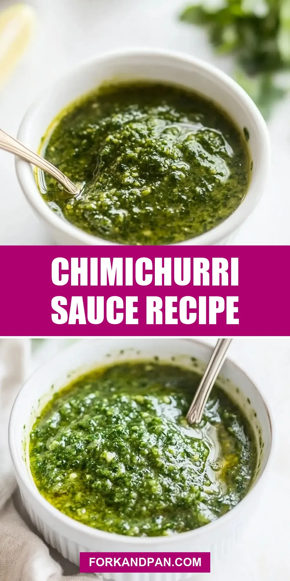 Healthy Chimichurri Sauce