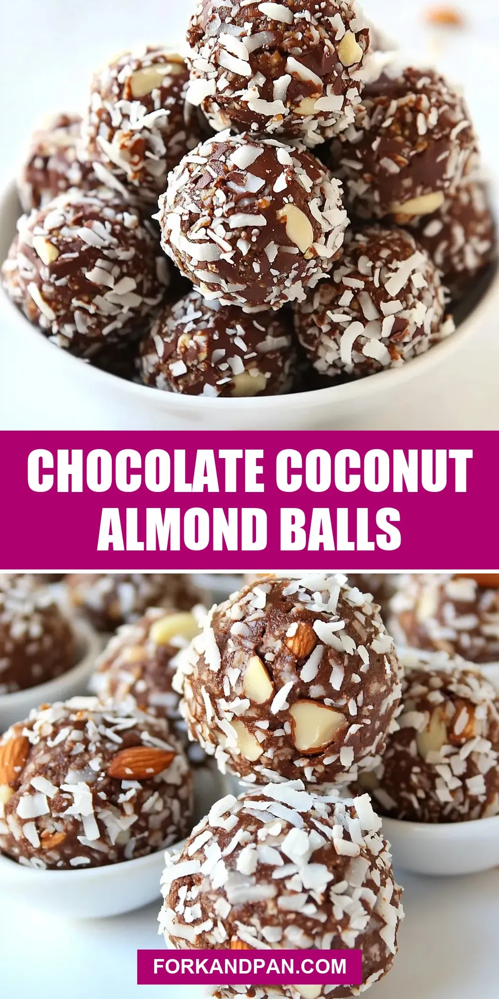 The Best Chocolate Coconut Almond Balls Ever