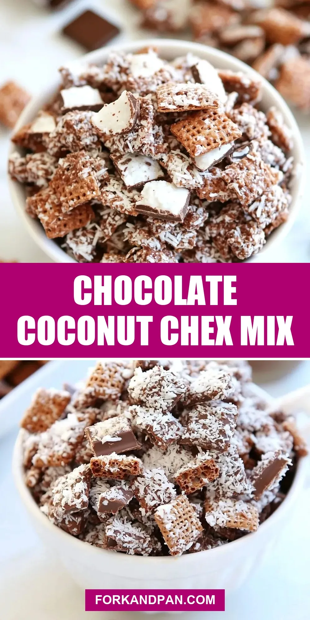 Chocolate Coconut Chex Mix (Simple & Delicious)