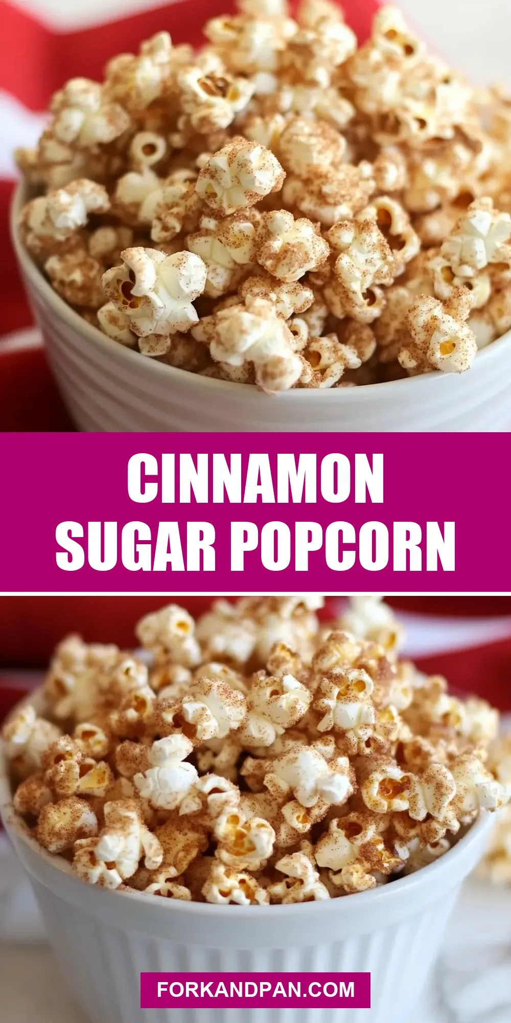 How To Make Delicious Cinnamon Sugar Popcorn