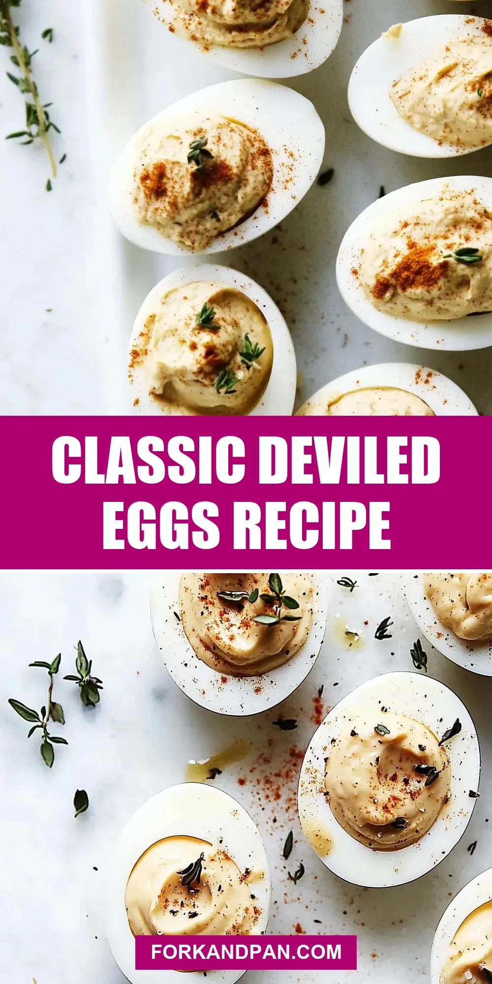Easy Classic Deviled Eggs Recipe