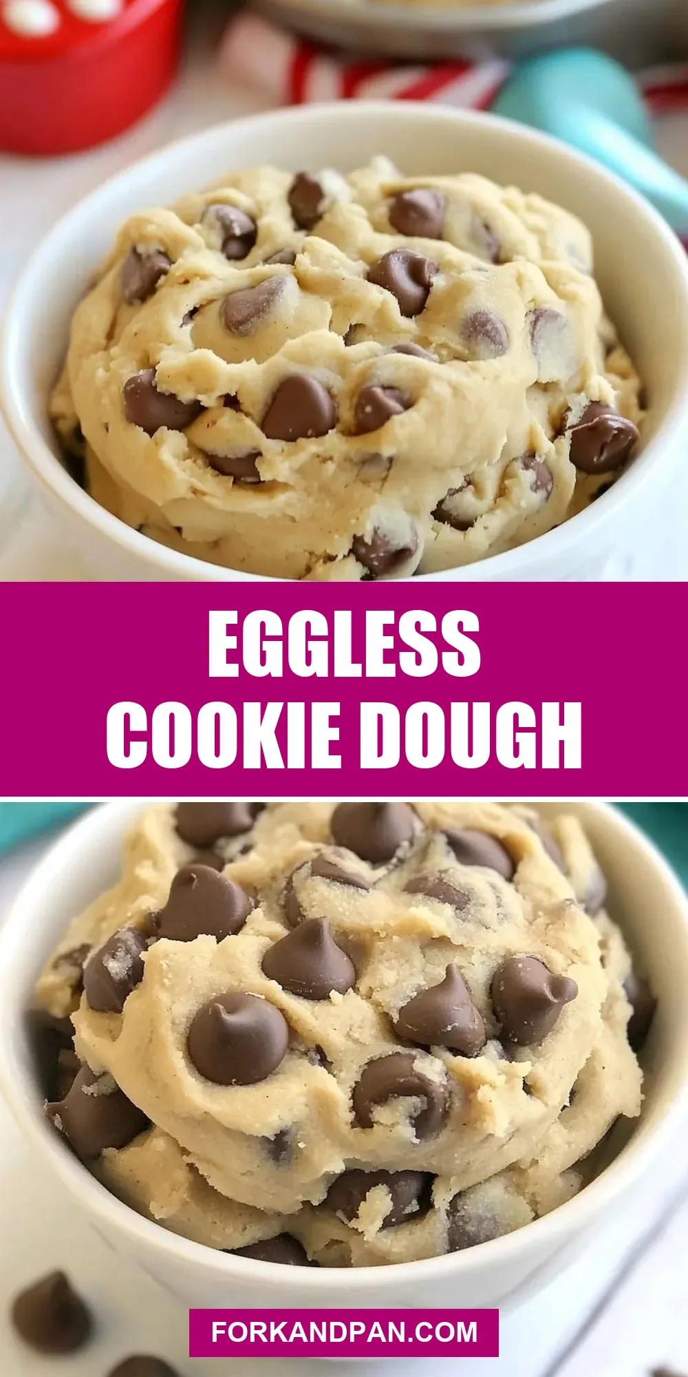 Easy Eggless Cookie Dough