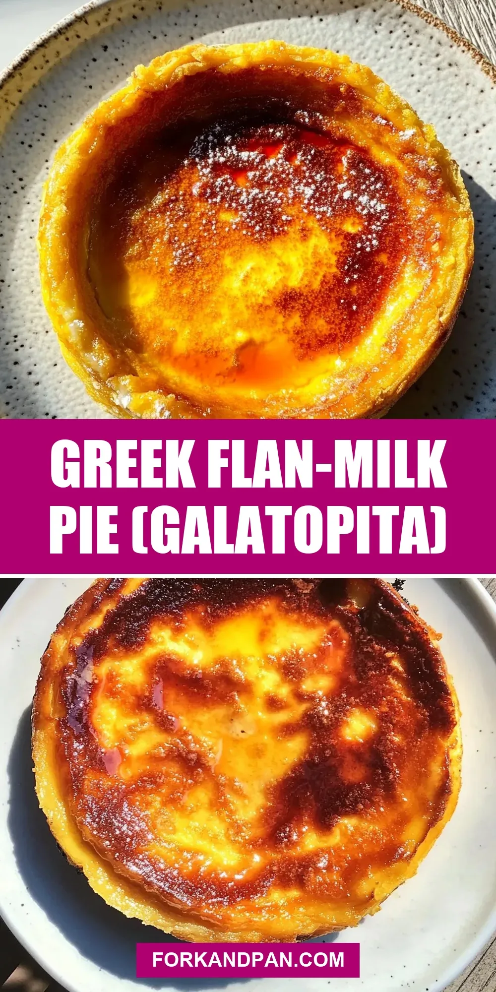 Ultimate Greek Flan-Milk Pie (Galatopita)