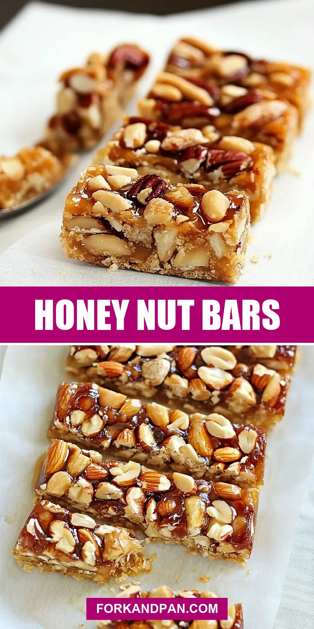 Healthy Honey Nut Bars