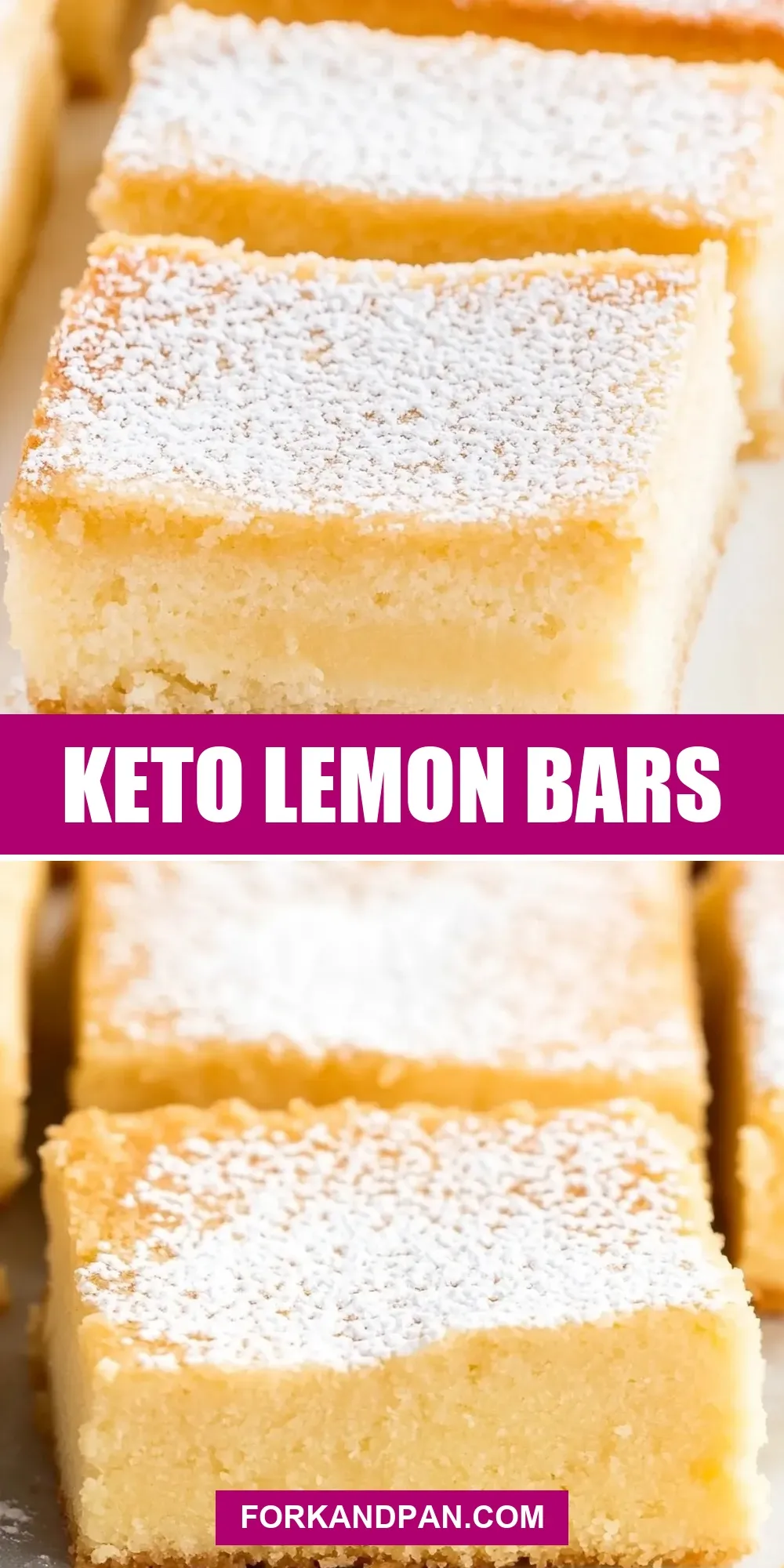 Creamy Keto Lemon Bars