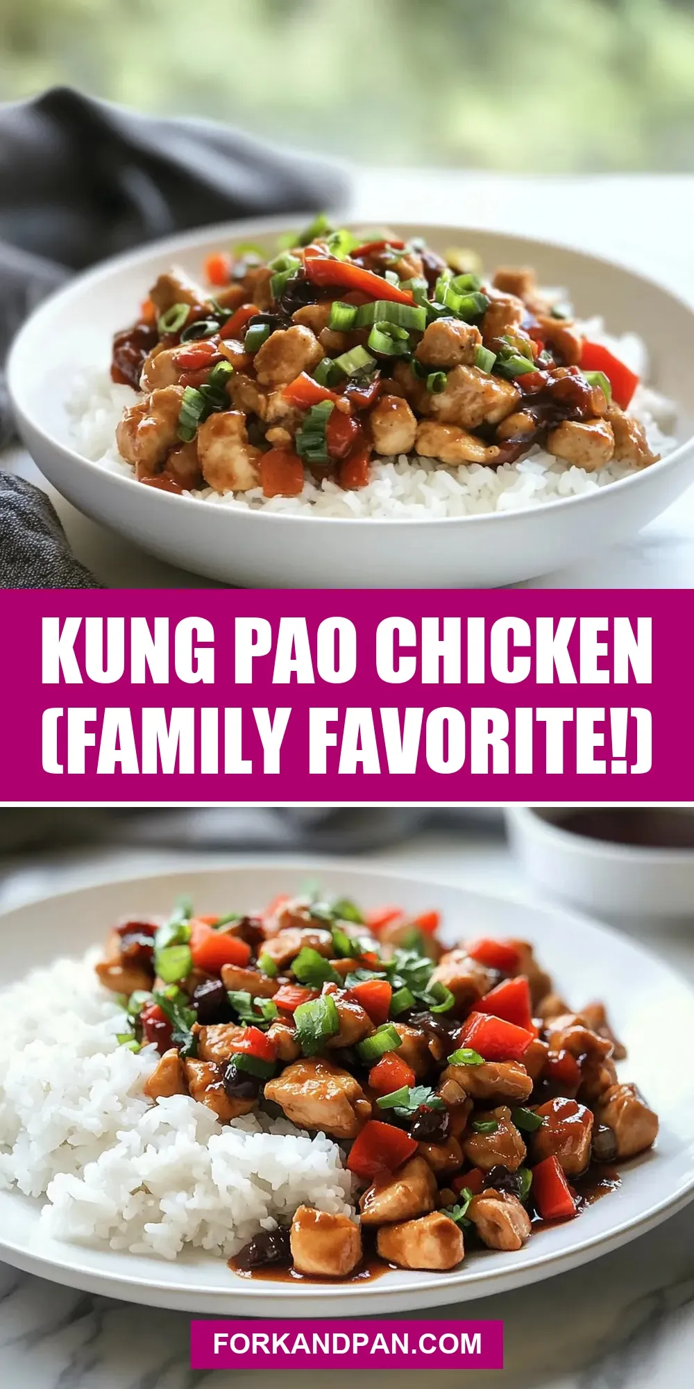 Kung Pao Chicken (Family Favorite!) Recipe