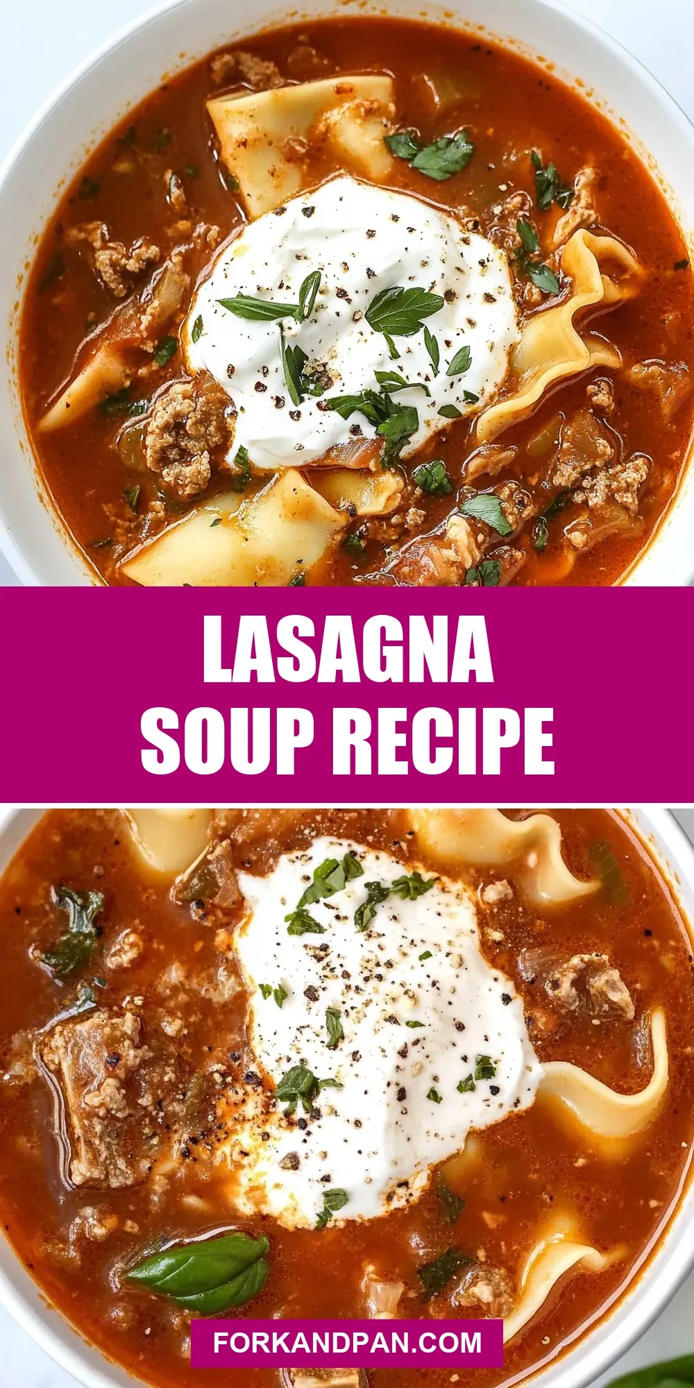 Easy Lasagna Soup Recipe