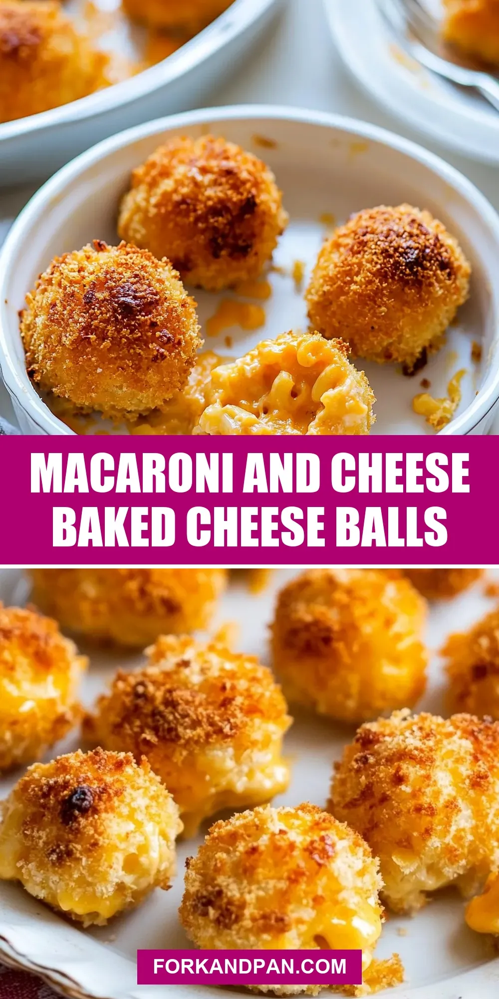 Macaroni And Cheese Baked Cheese Balls (Homemade & Delicious)