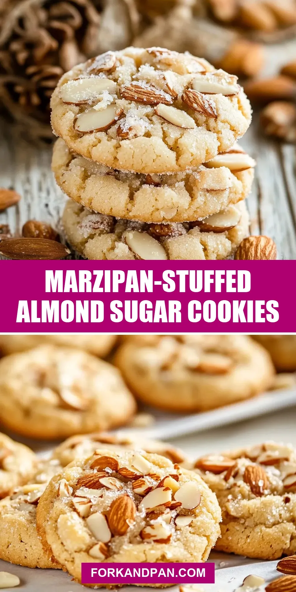 Marzipan-Stuffed Almond Sugar Cookies (Ultimate & Delicious)