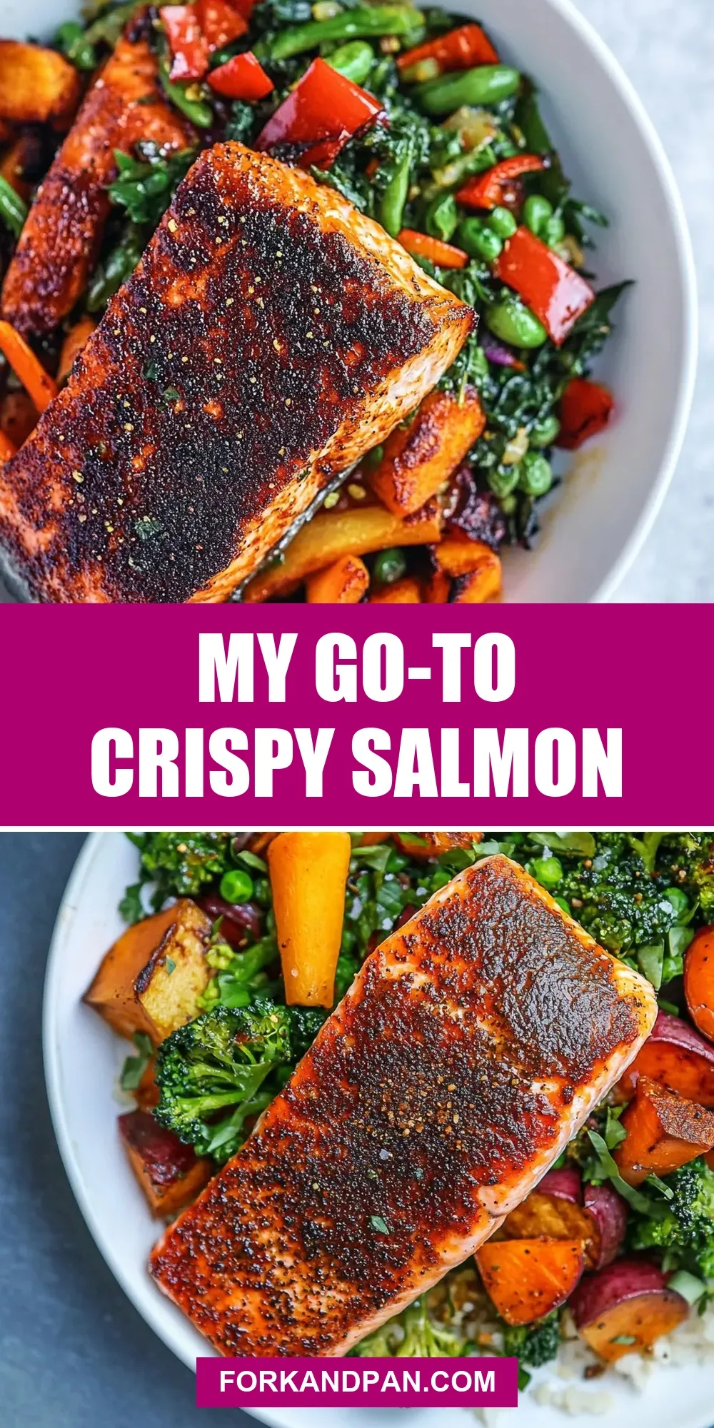 My Go-To Crispy Salmon (Creamy & Delicious)