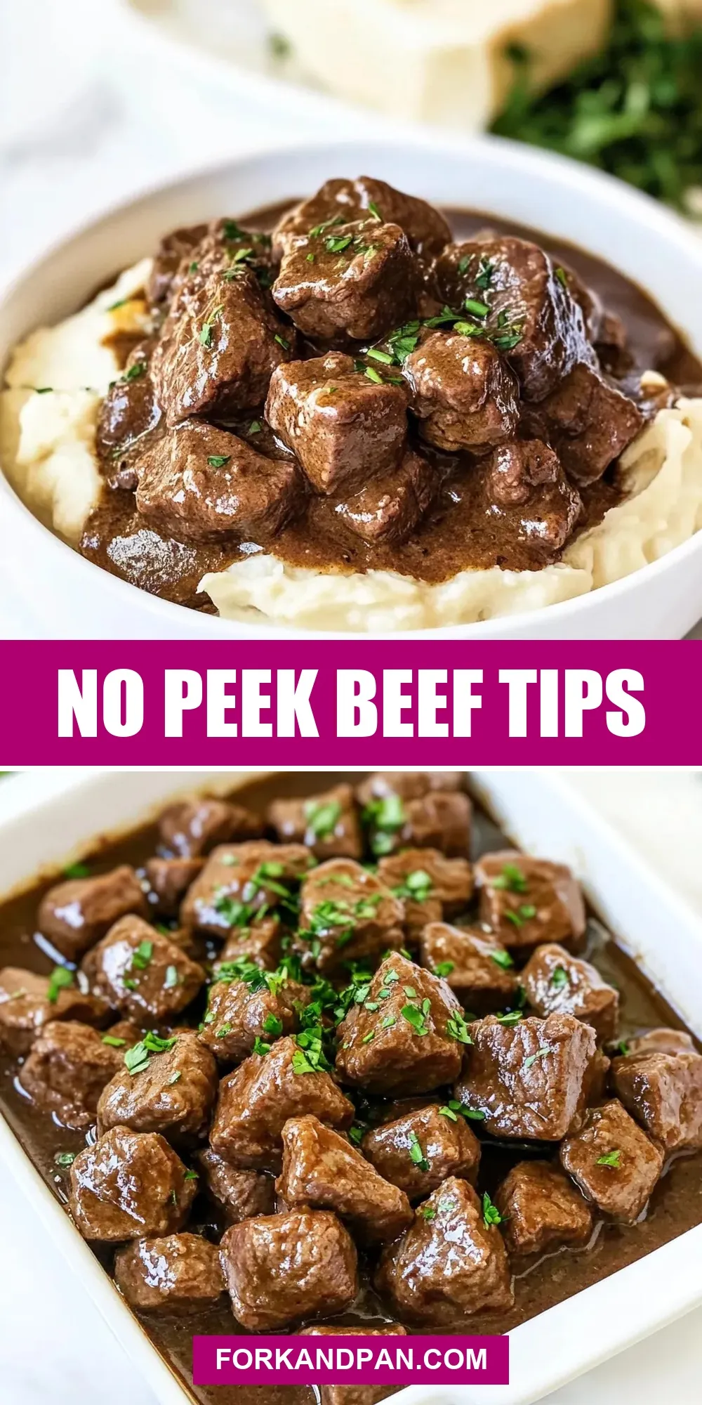 The Best No Peek Beef Tips Ever