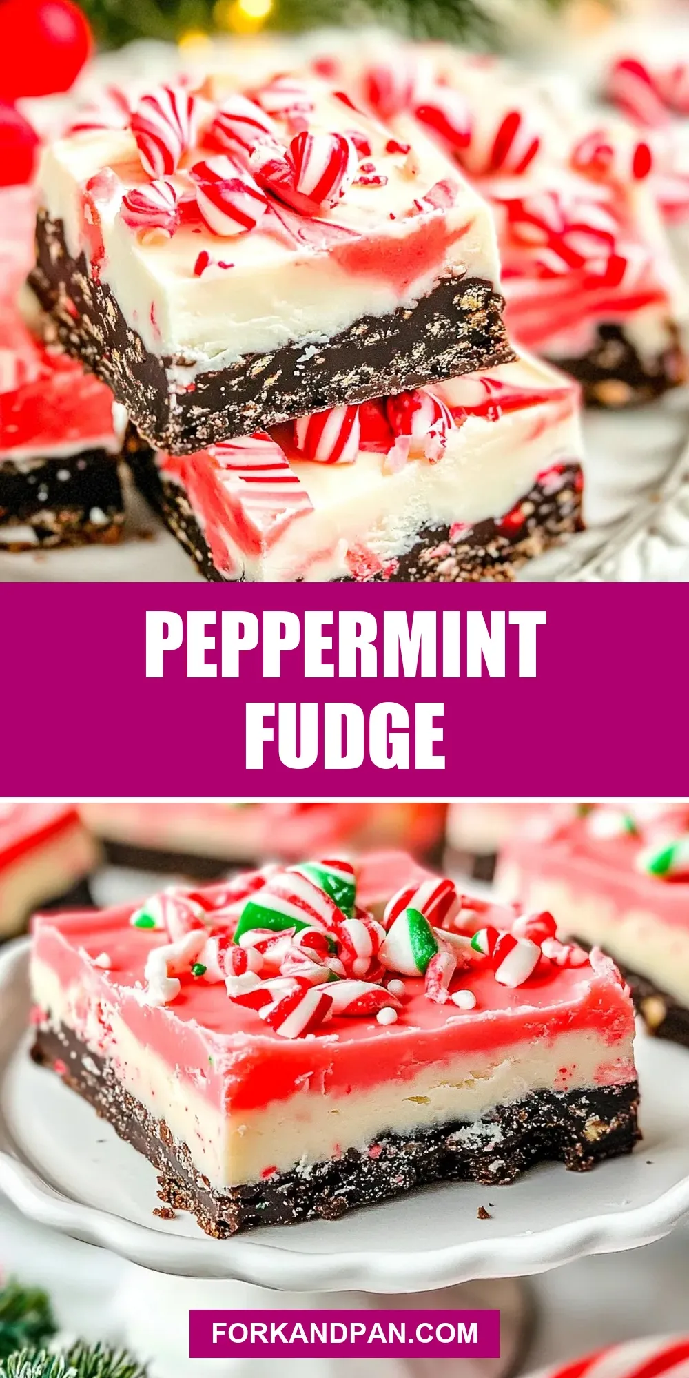 Easy Peppermint Fudge Recipe
