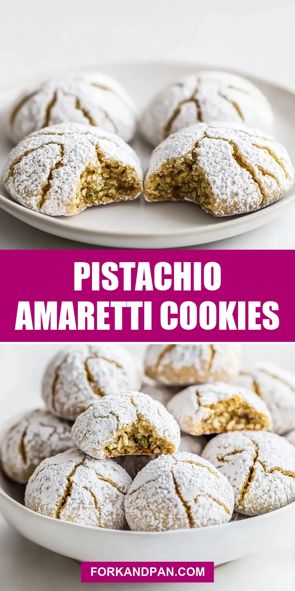 Pistachio Amaretti Cookies (Savory & Delicious)