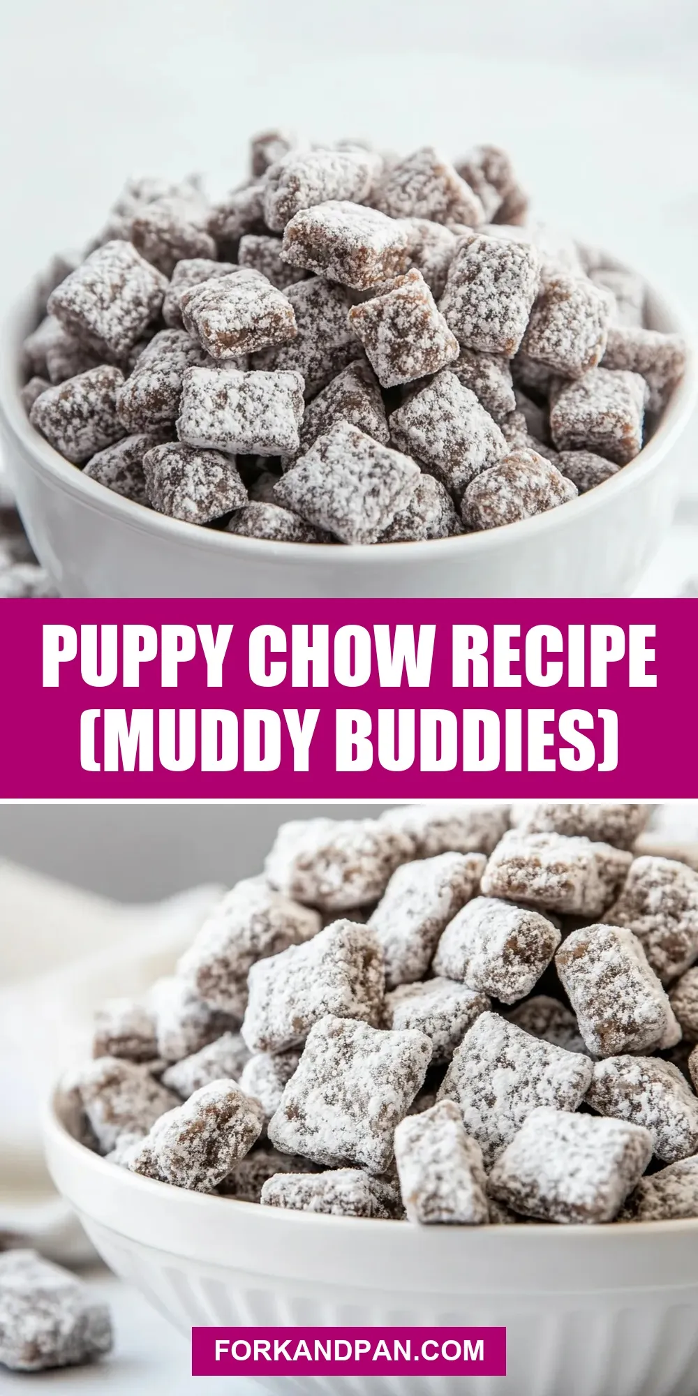Easy Puppy Chow (Muddy Buddies) Recipe