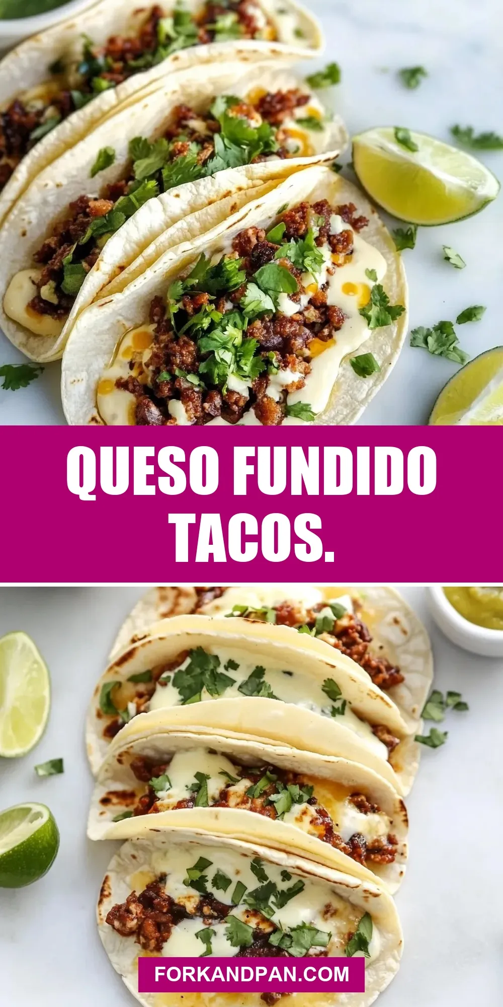 How To Make Fresh Queso Fundido Tacos.