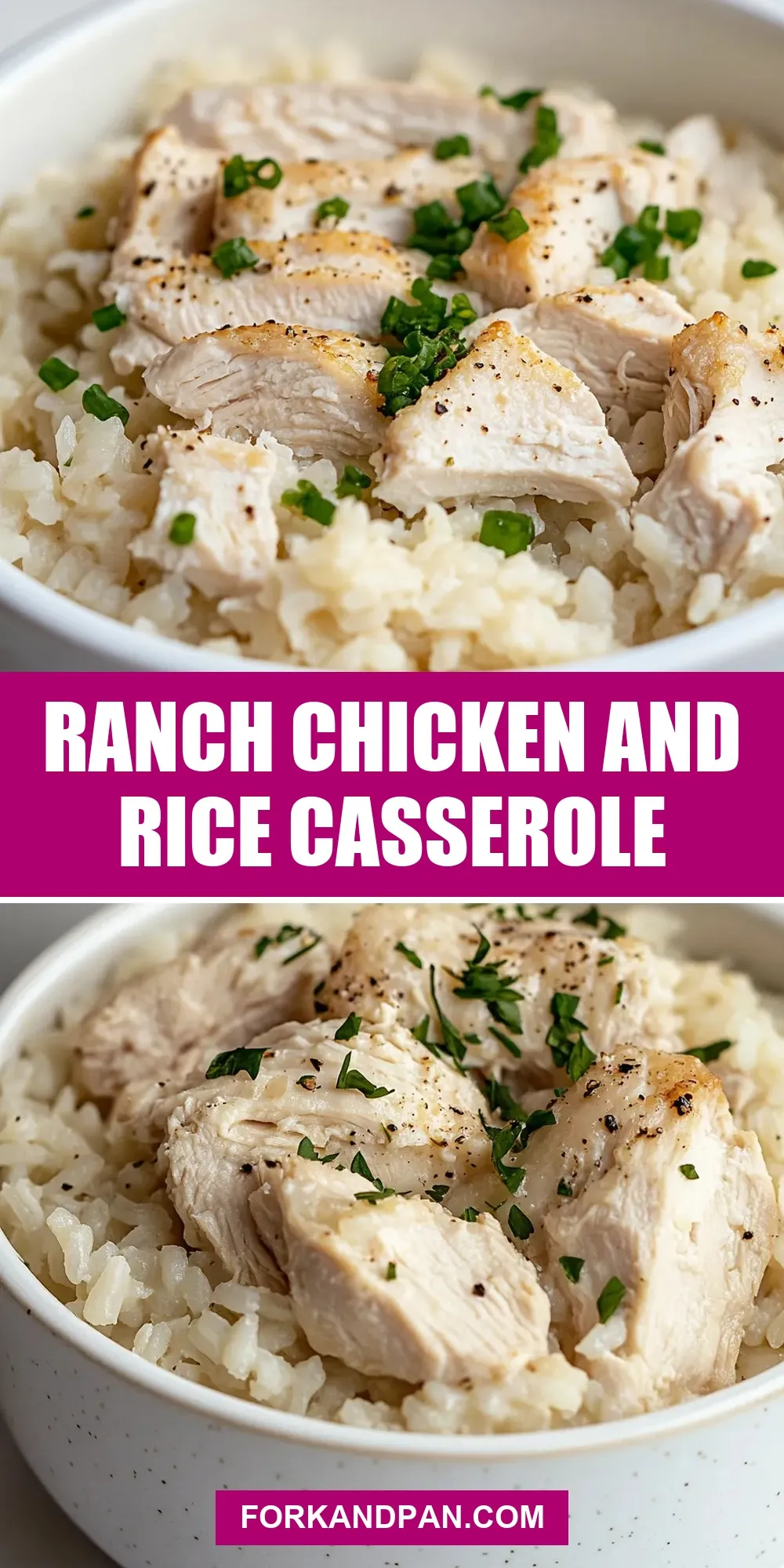 Easy Ranch Chicken And Rice Casserole Recipe