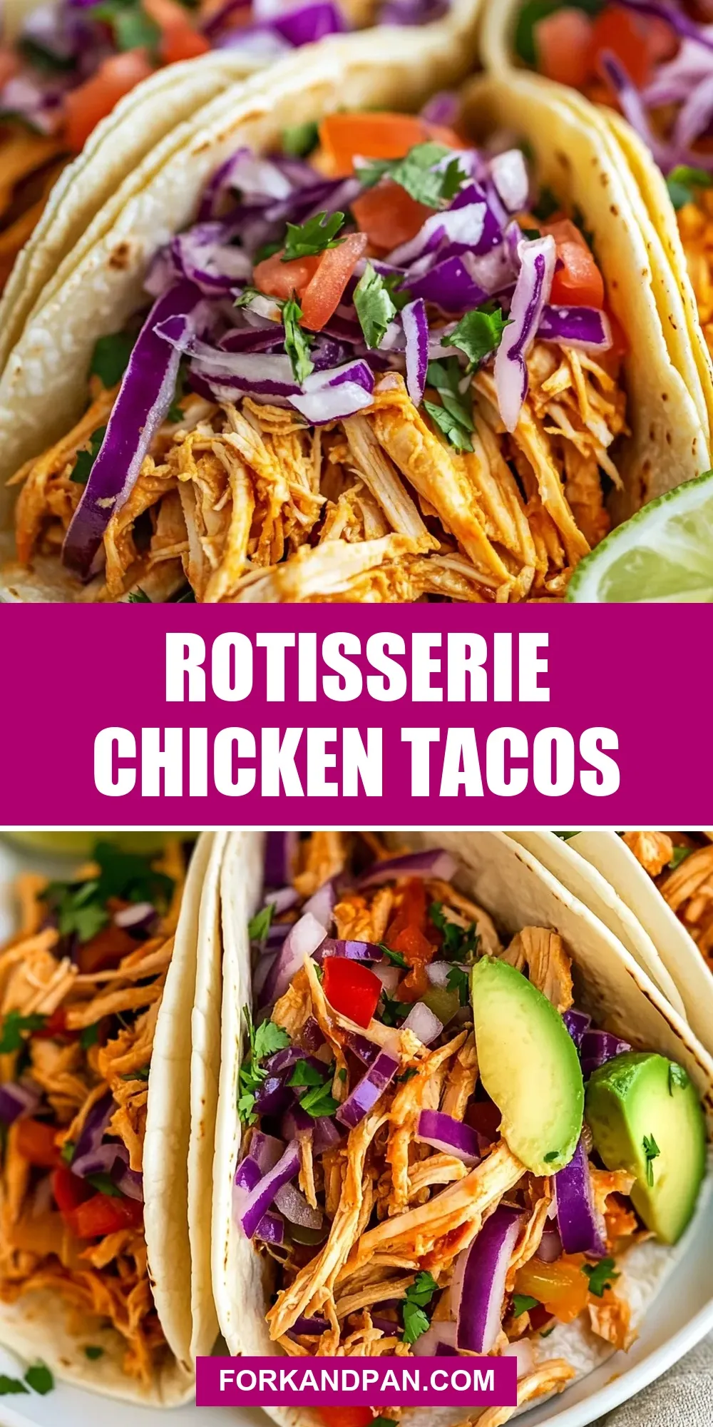 Easy Rotisserie Chicken Tacos Recipe
