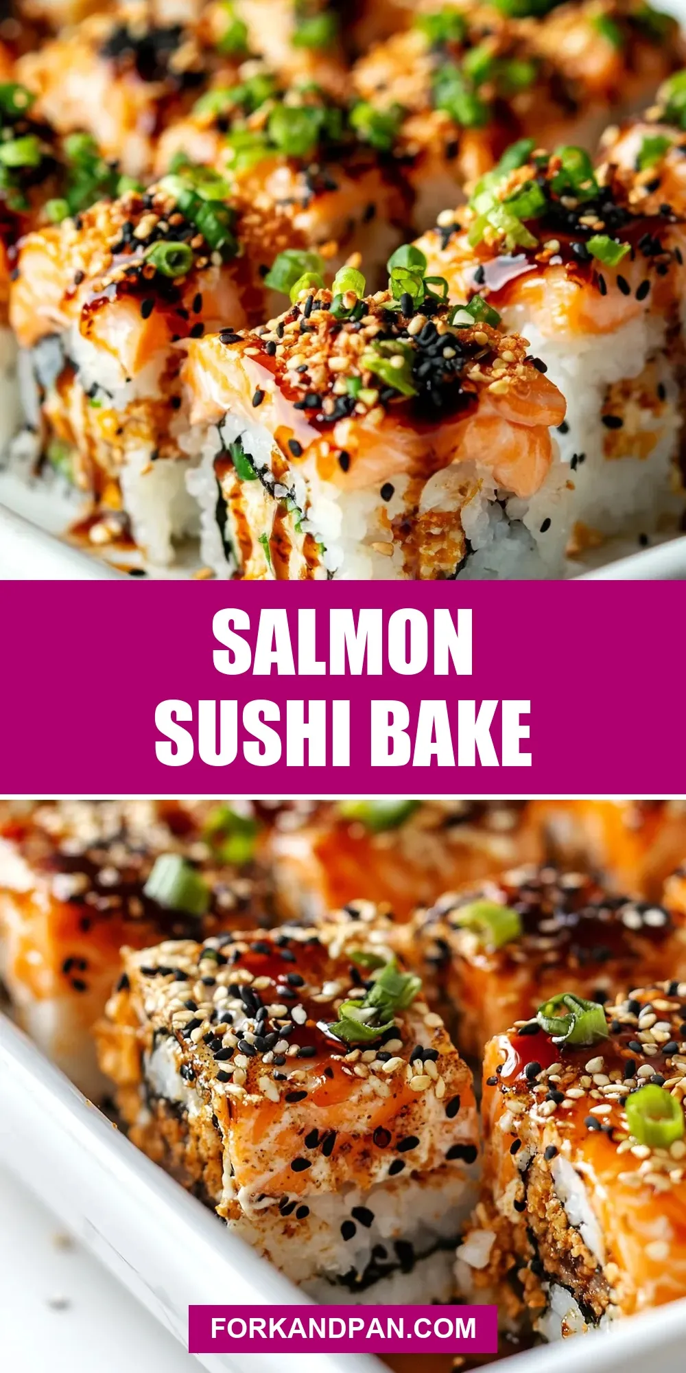 Easy Salmon Sushi Bake Recipe
