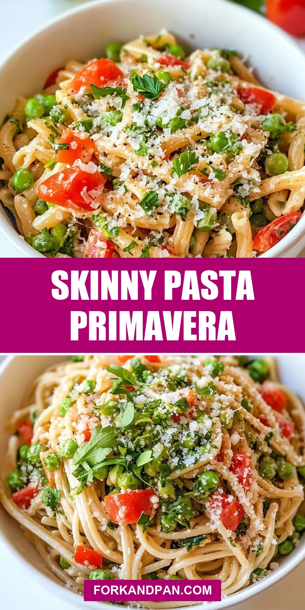 The Best Skinny Pasta Primavera Ever
