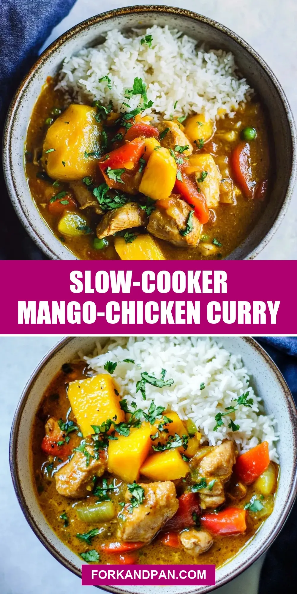 Simple Slow-Cooker Mango-Chicken Curry