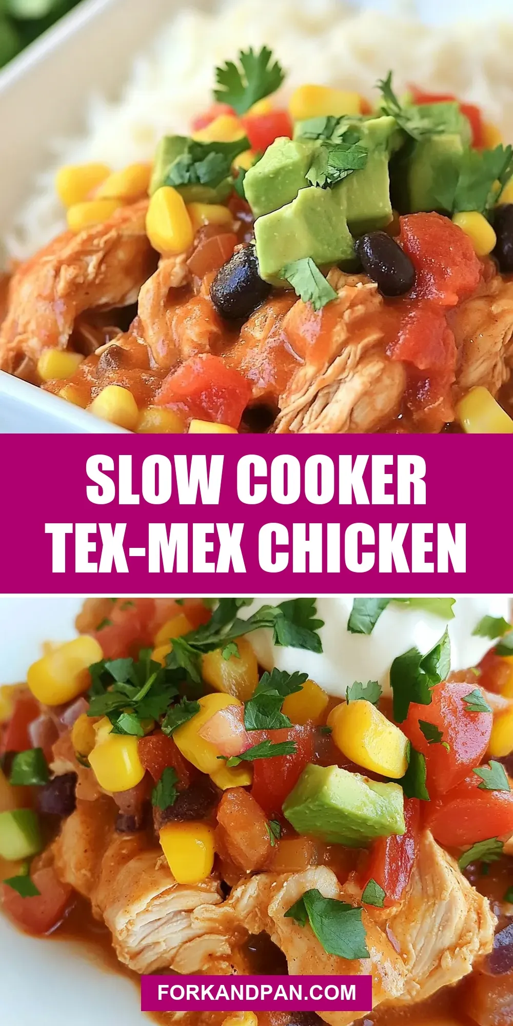 Easy Slow Cooker Tex-Mex Chicken Recipe
