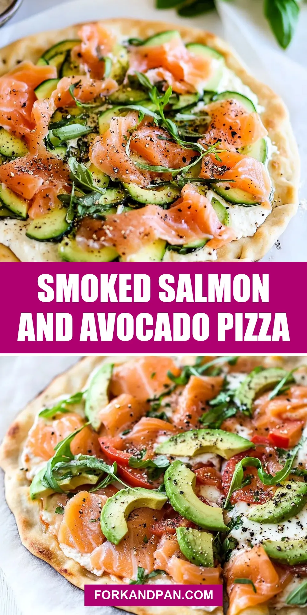 The Best Smoked Salmon And Avocado Pizza Ever
