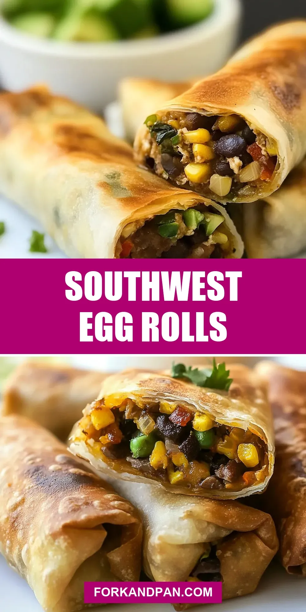 Easy Southwest Egg Rolls Recipe