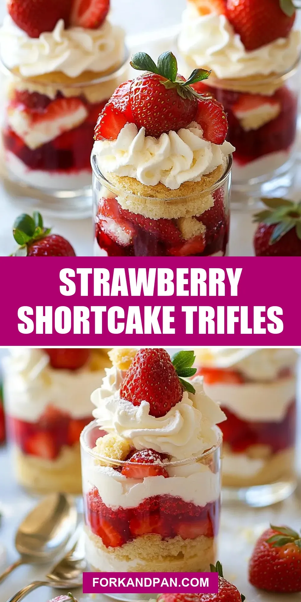 How To Make Perfect Strawberry Shortcake Trifles