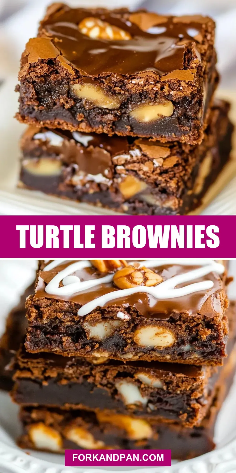 Turtle Brownies (Delicious & Delicious)