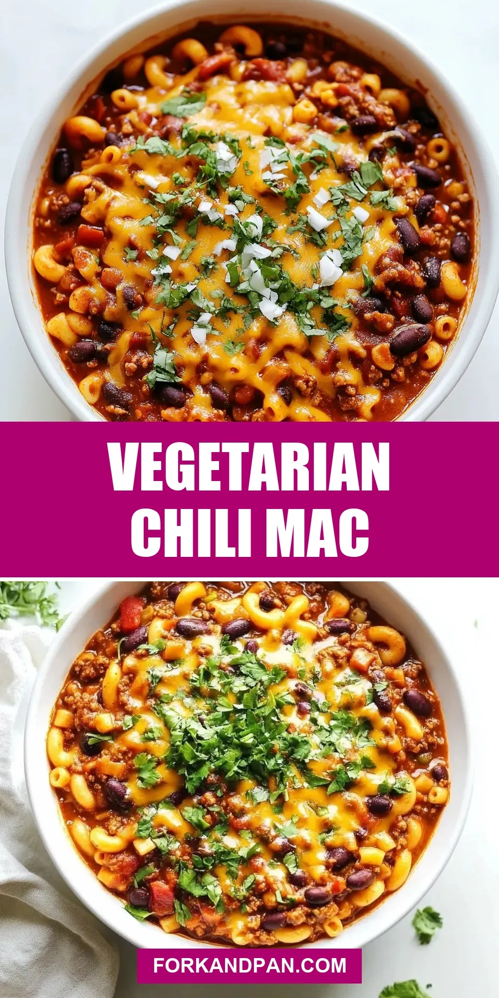 How To Make Savory Vegetarian Chili Mac