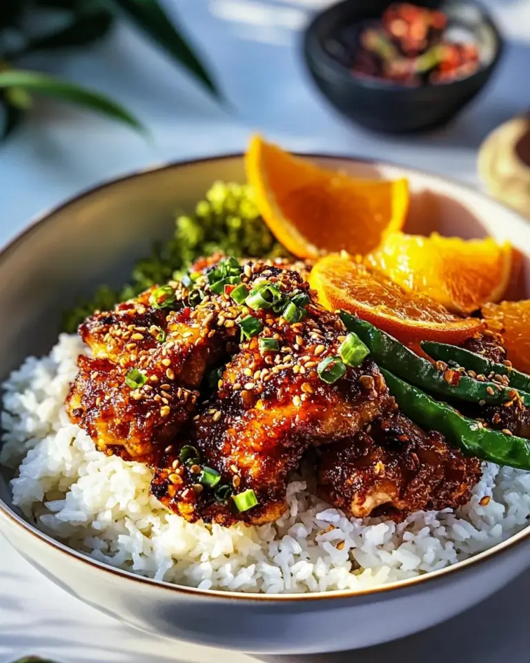 Homemade 20 Minute Crispy Orange Garlic Chicken. photo