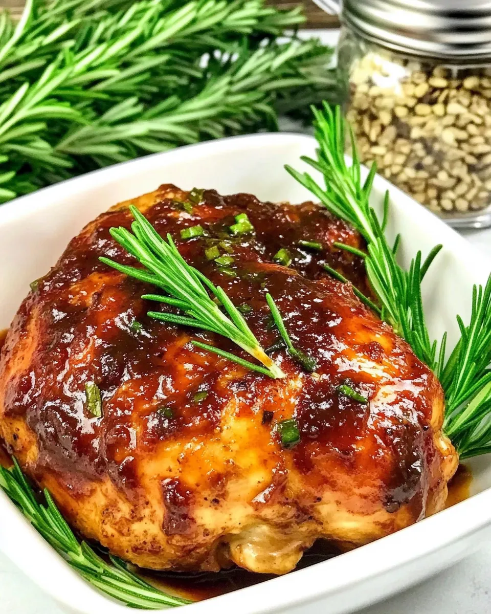 homemade 3-Ingredient Italian BBQ Chicken photo