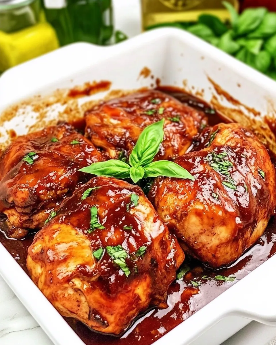 easy 3-Ingredient Italian BBQ Chicken recipe photo