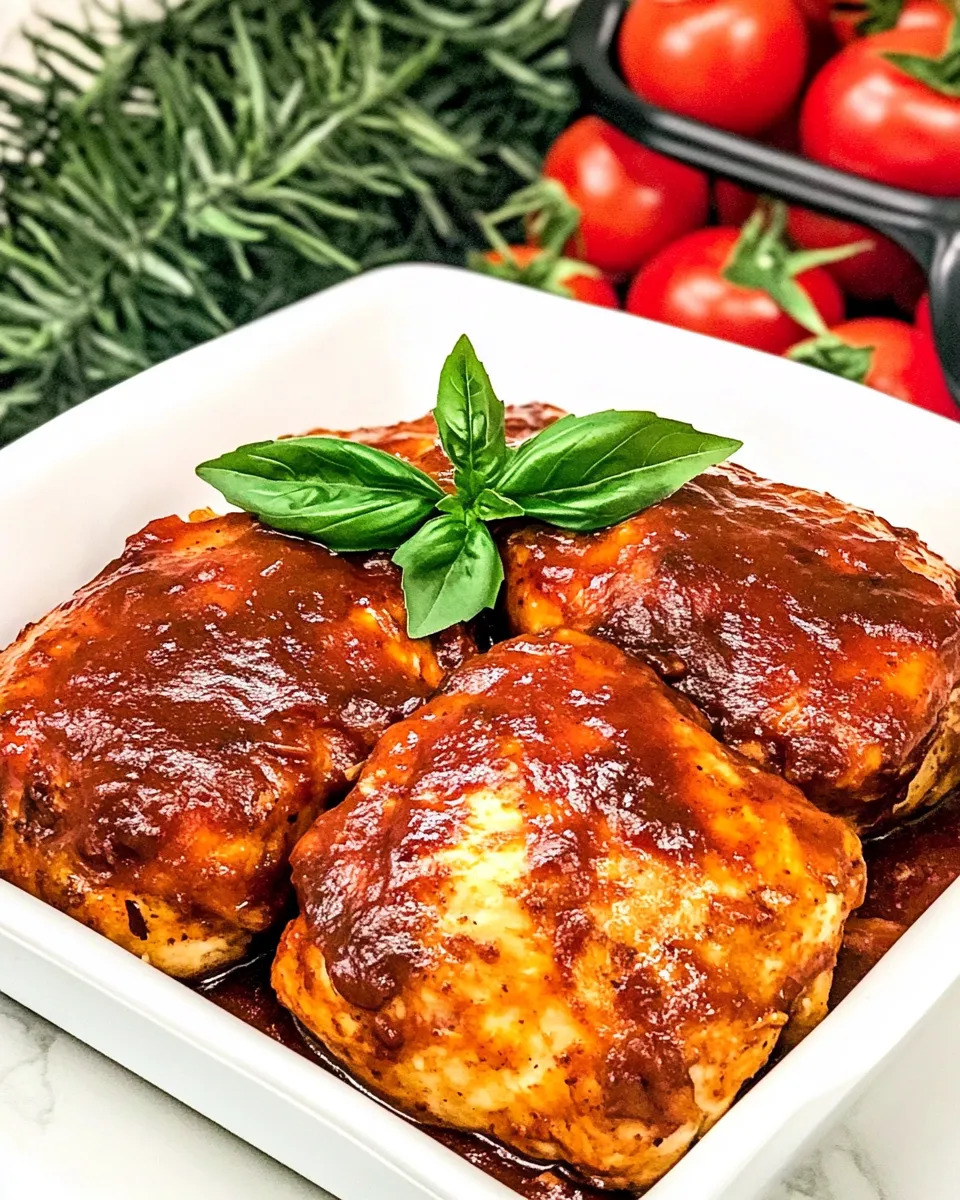 delicious 3-Ingredient Italian BBQ Chicken dish photo