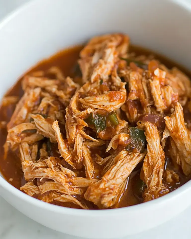 Homemade 5-Ingredient Crock Pot Mexican Shredded Chicken photo