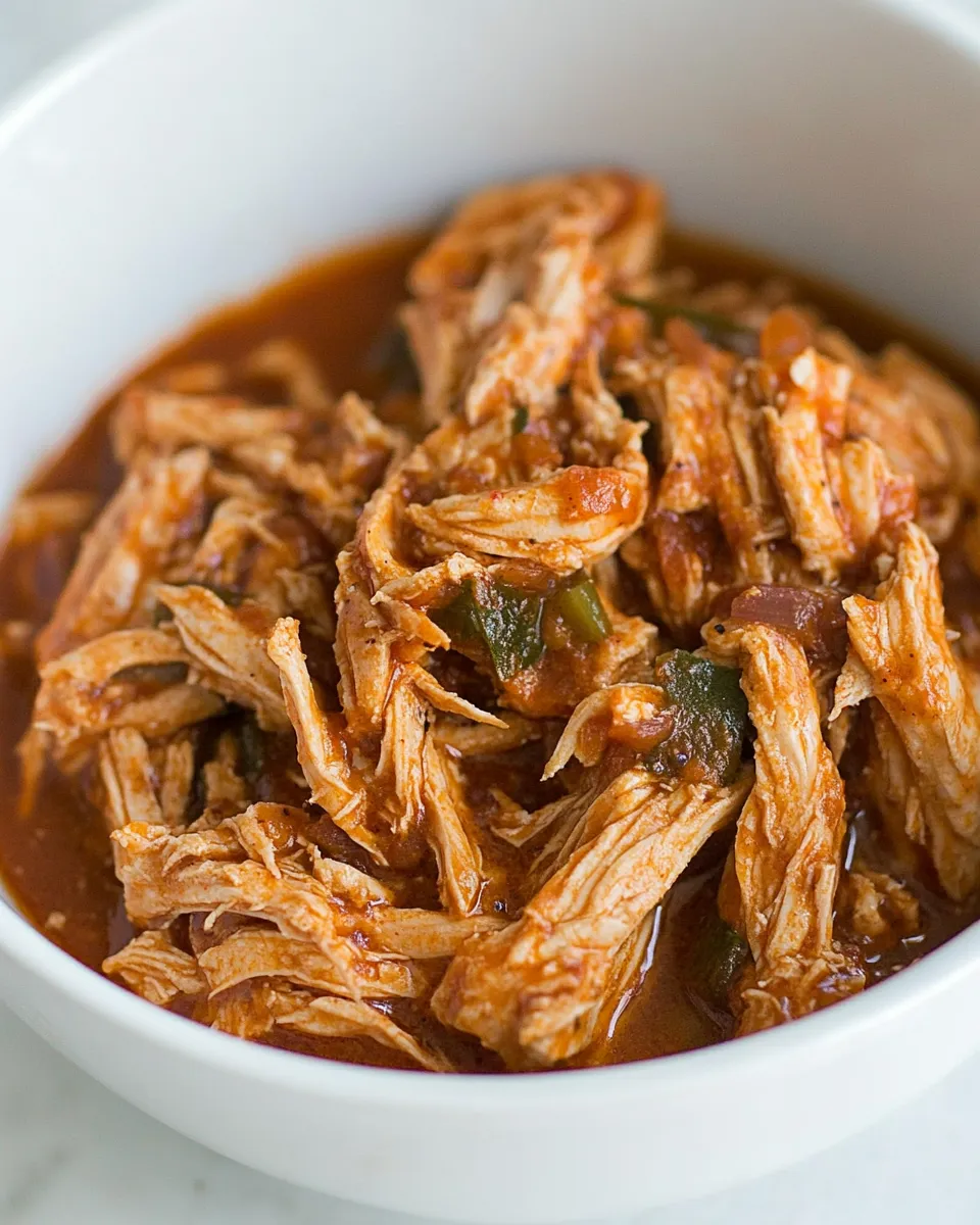 Homemade 5-Ingredient Crock Pot Mexican Shredded Chicken photo