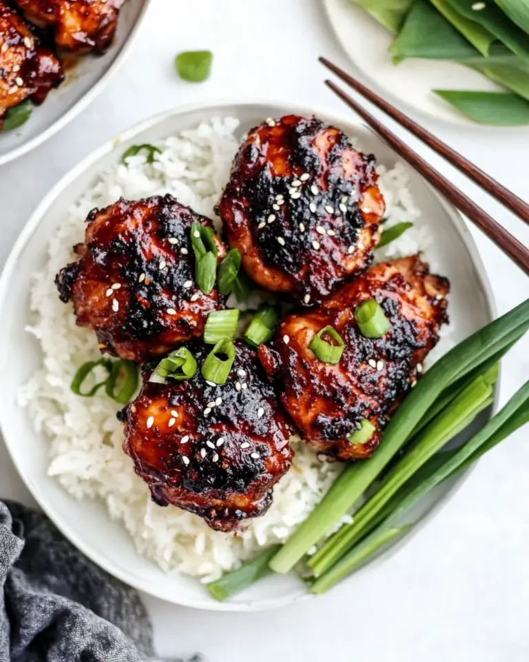 Homemade Air Fryer Asian-Glazed Boneless Chicken Thighs photo