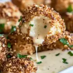 homemade Almond-Crusted Chicken Bites with Honey-Mustard Dip photo