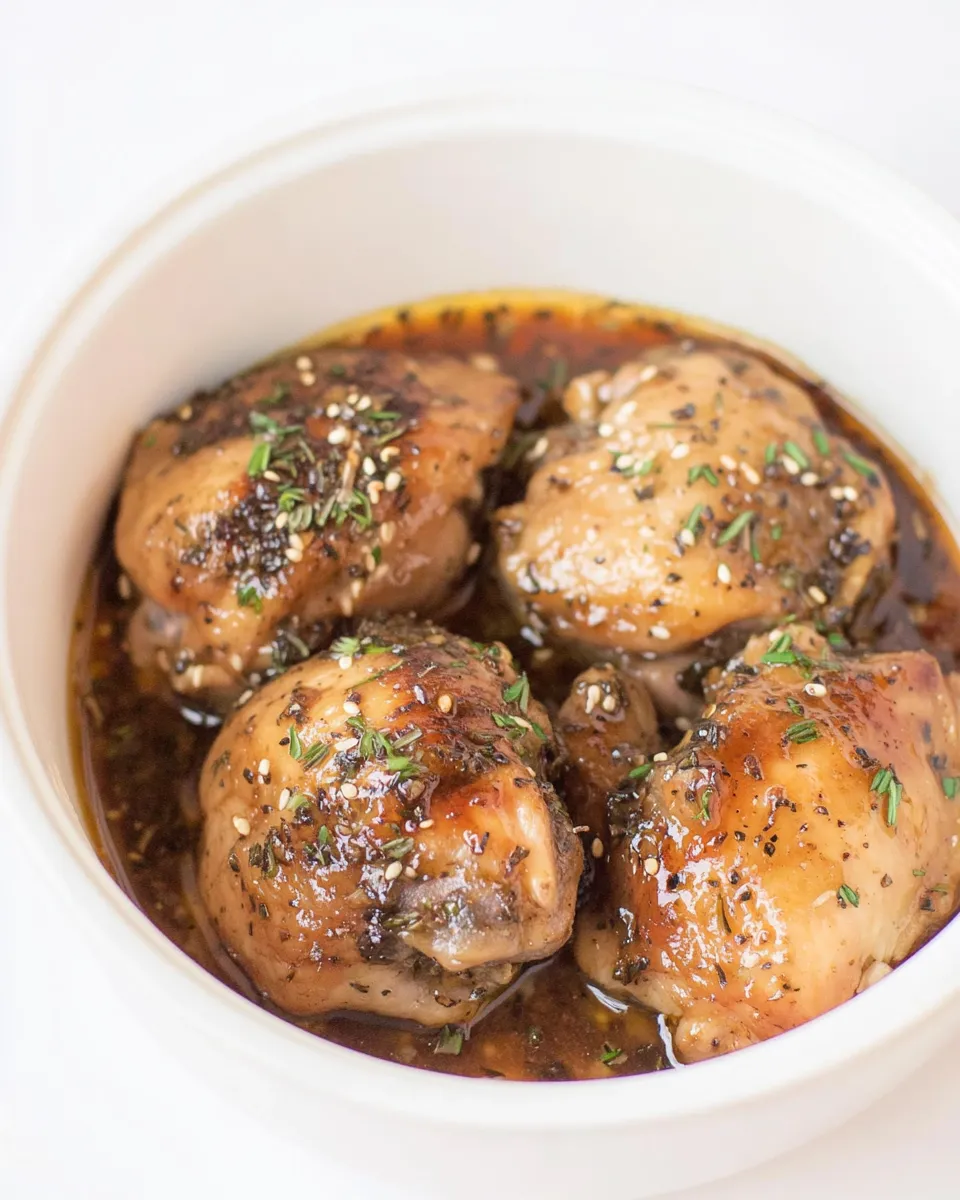easy Asian-Inspired Instant Pot Chicken Thighs recipe photo